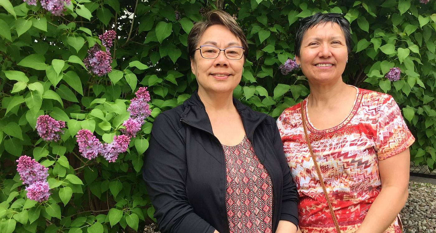 Eva Aariak (left) and Leena Evic (right) are two of Nunavut’s top language experts.