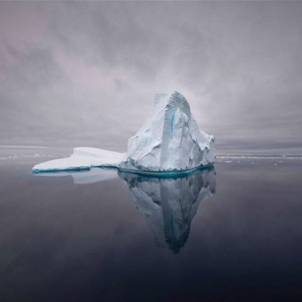 An iceberg in Antarctica.