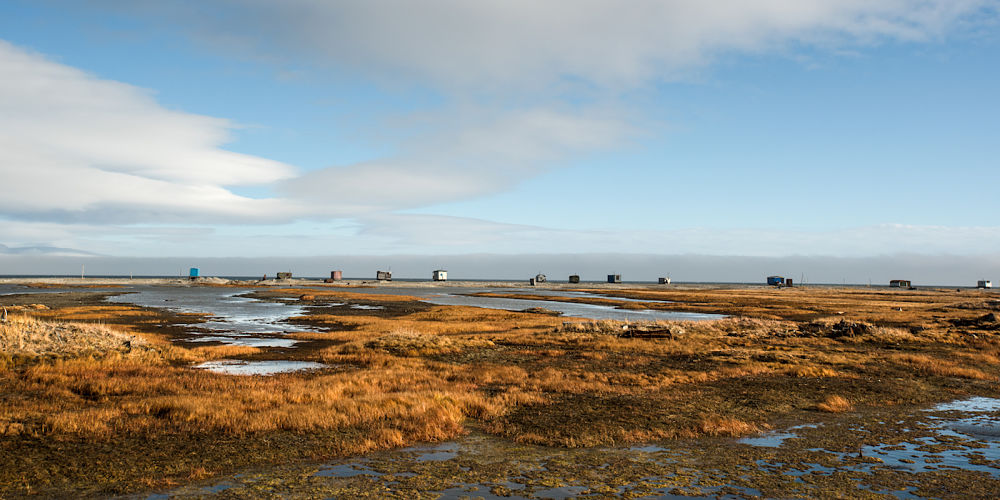 Lavrentiya, population 1,500, sits on the coast of the Bering Strait. 